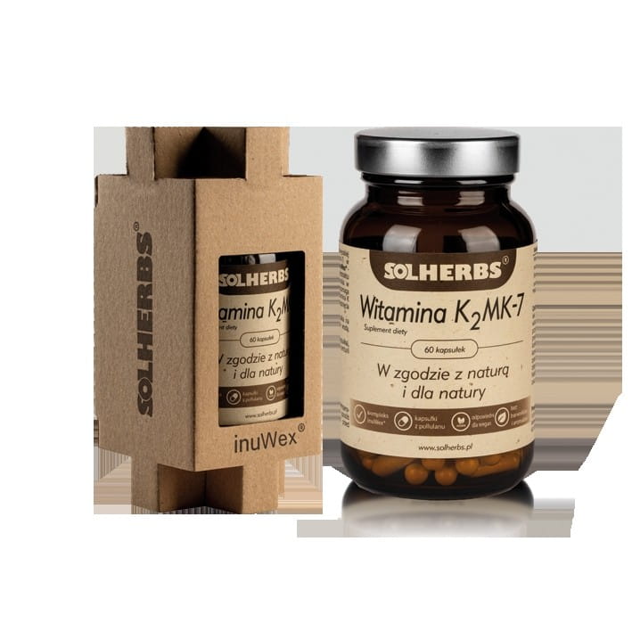 Vitamine K2 MK7 60 gélules (200 mcg) - SOLHERBS