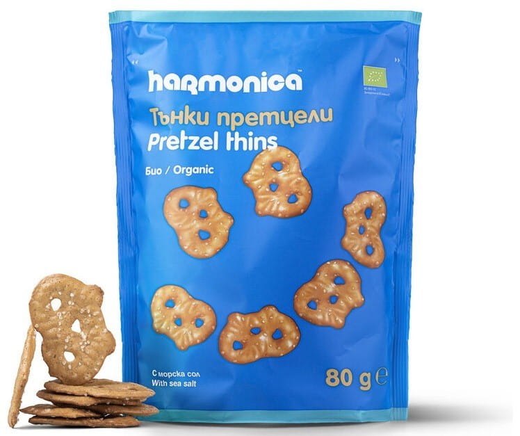 Bretzels fins au sel de mer BIO 80 g