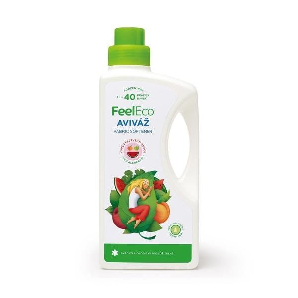 1 litre d'adoucissant FEEL ECO au parfum fruité