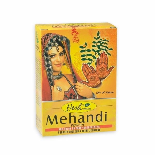 Mehandi henné pour teinture capillaire HESH et décoration corporelle