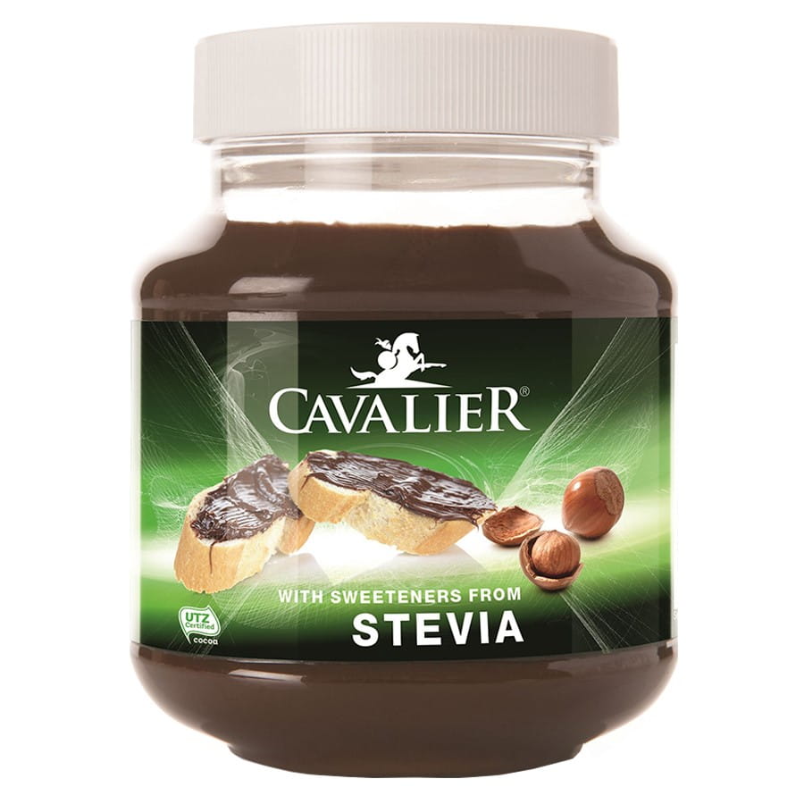 Crème au chocolat et aux noisettes sans sucre ajouté 380g CAVALIER