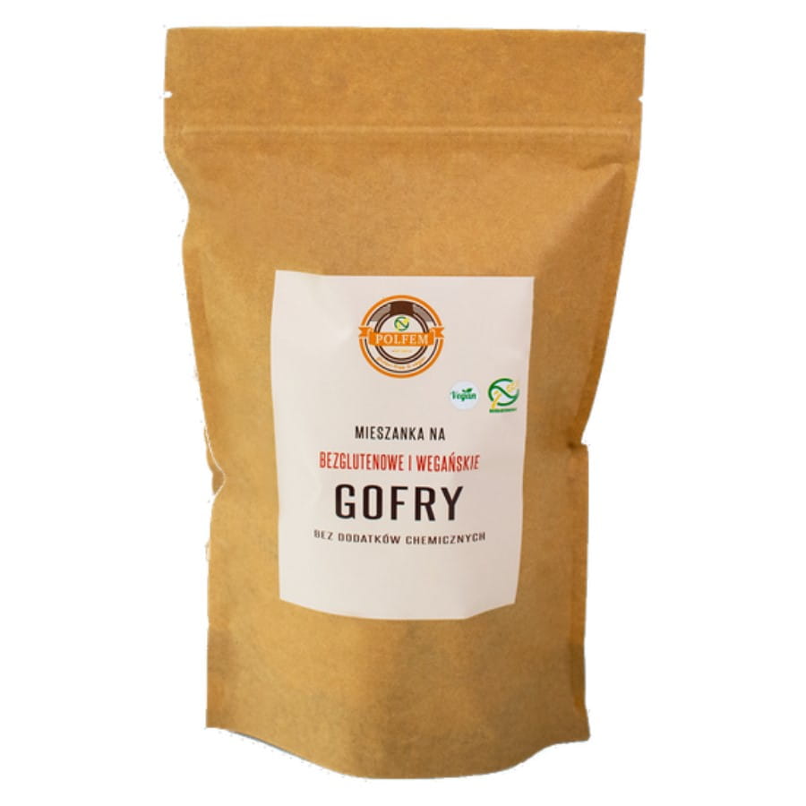 Mélange pour gaufres sans gluten 500g POLFEM