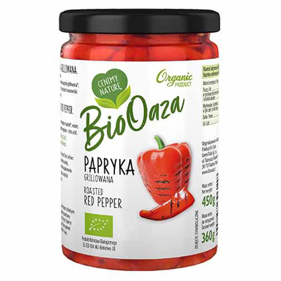 Poivron grillé BIO 360g BIOOAZA