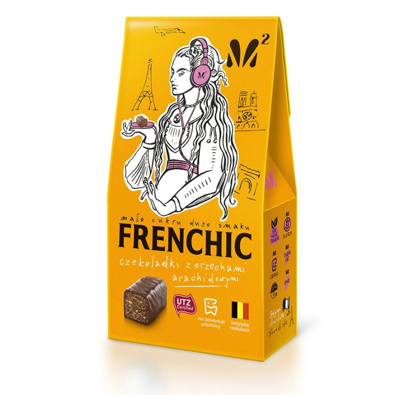 Chocolats cacahuète frenchic 100g