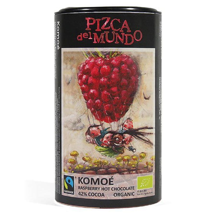Komoe - chocolat à boire au goût de framboise BIO 250g PIZCA DEL MUNDO