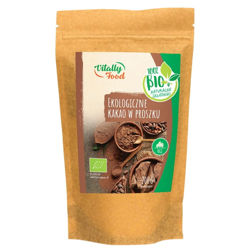 Cacao BIO 200g VITALLY FOOD