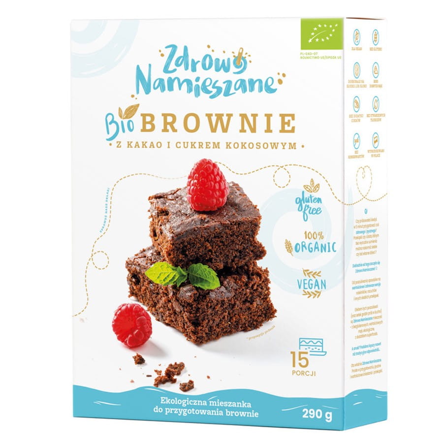 Brownie au cacao et sucre de coco BIO 290g HEALTHY MIXTE