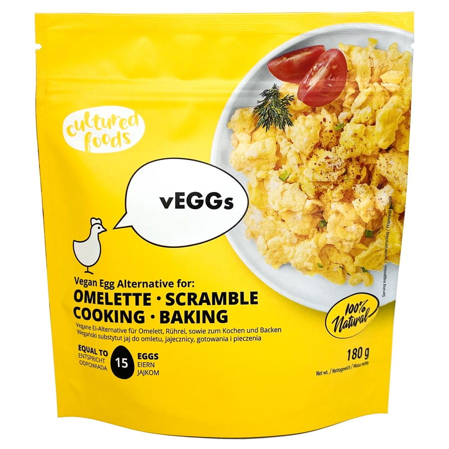 Omelette aux légumes - substitut d'oeuf végétal 180g CULTURED FOODS