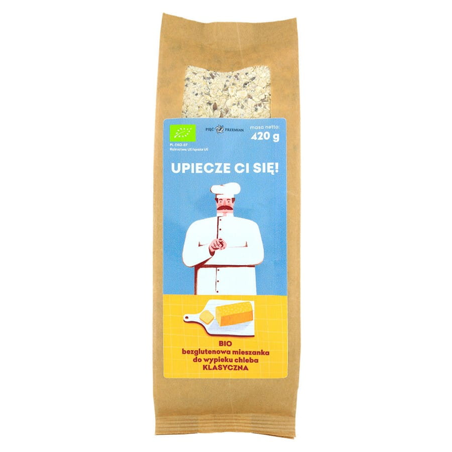 Mélange sans gluten pour la cuisson classique BIO 420g CINQ CHANGEMENTS