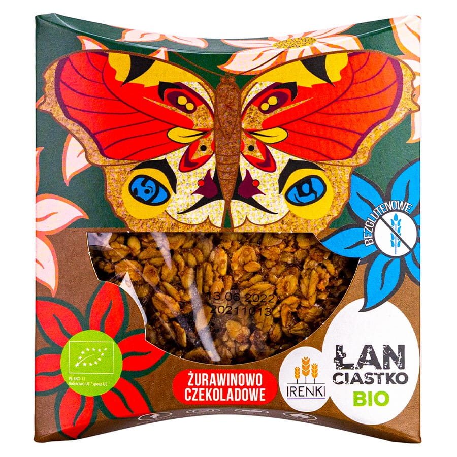 Ian cake aux canneberges et chocolat BIO 40g IRENA