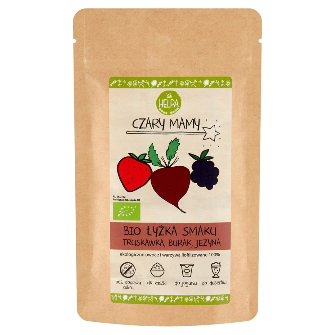 Cuillère à soupe d'arôme fraise betterave mûre HELPA BIO 40g