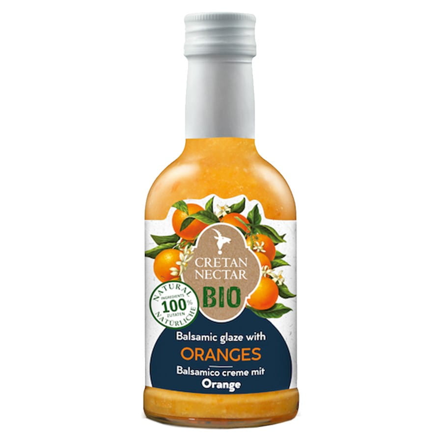 Crème balsamique BIO à l'orange BIO 250ml CRETAN NECTAR