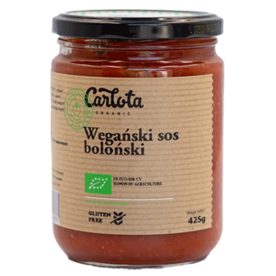 Sauce bolognaise vegan BIO 425g CARLOTA BIO