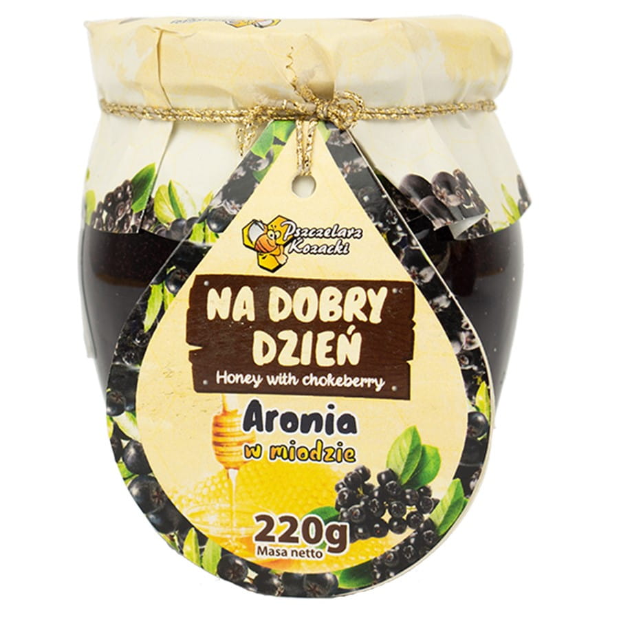 Miel d'Aronia "pour une bonne journée" 220g KOZACKI BEEEPER