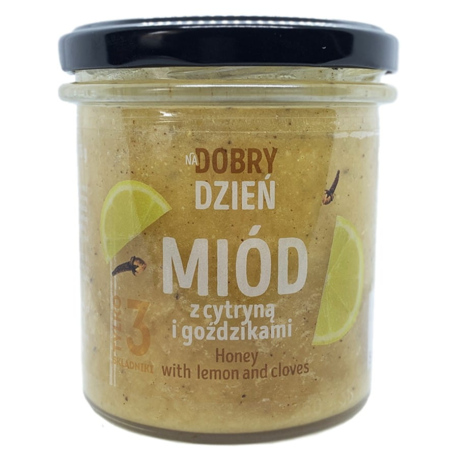 Miel au citron et clous de girofle "pour une bonne journée" 375g KOZACKI BEEBERRY