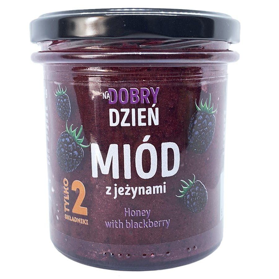 Miel à la mûre "pour une bonne journée" 375g KOZACKI BEEBERRY