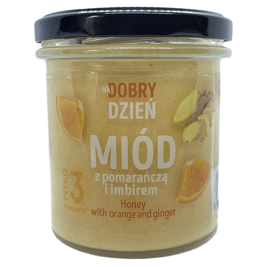 Miel à l'orange et au gingembre "pour une bonne journée" 375g KOZACKI BEEBERRY