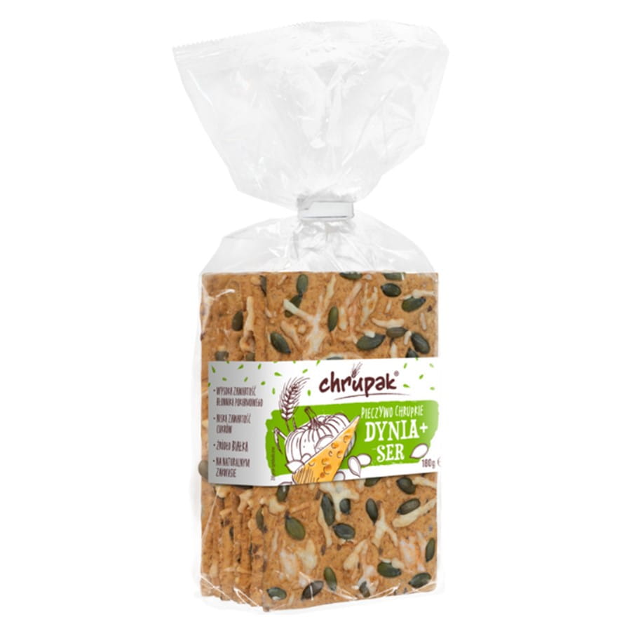 Pain croustillant potiron + fromage 180g CHRUPAK