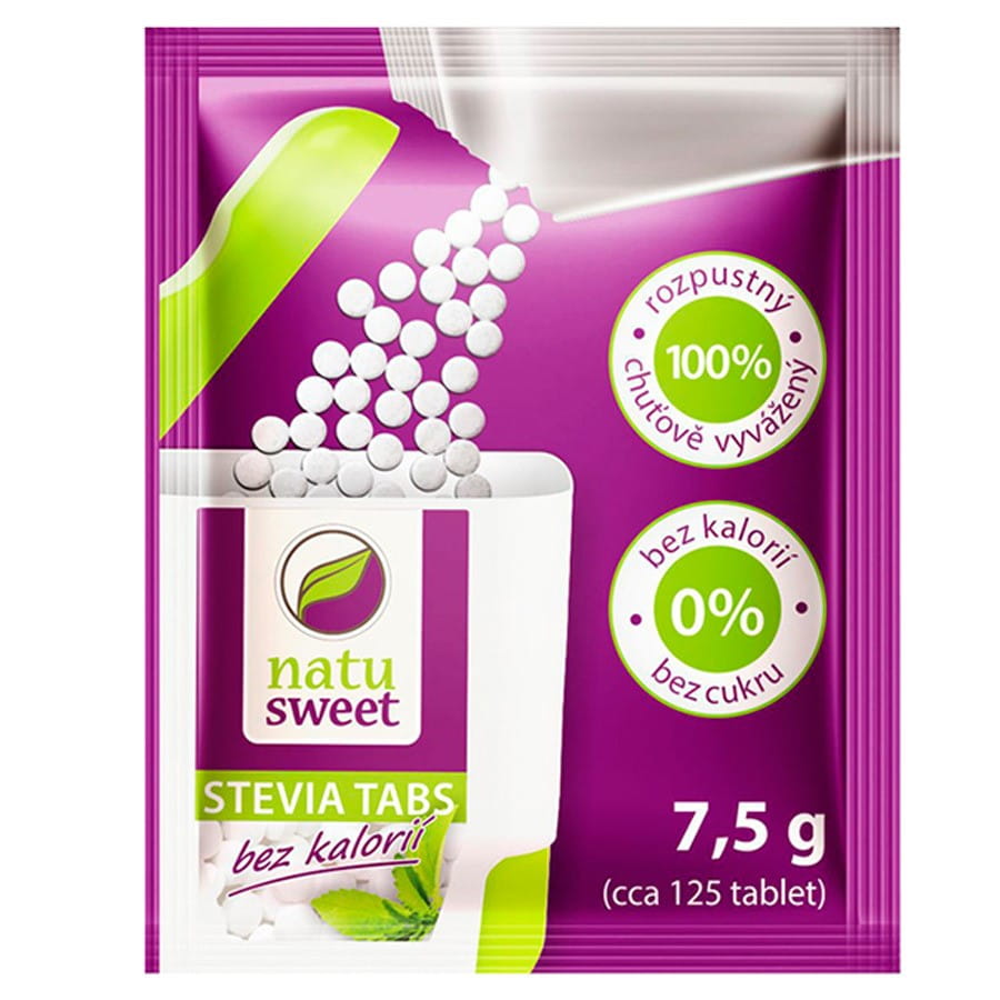 Stevia comprimés en sachets 125 comprimés NATUSWEET