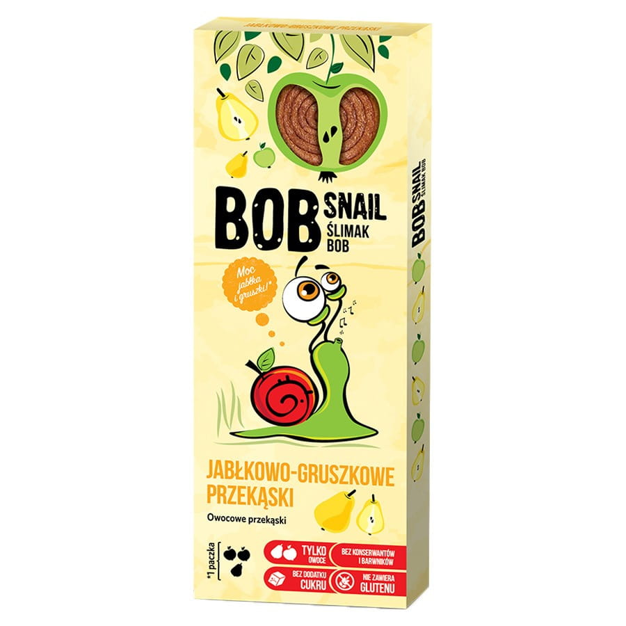 Snack pomme - poire 30g BOB SNAIL