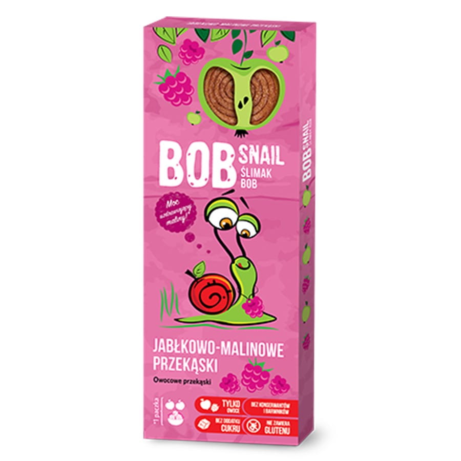 Snack pomme - framboise 30g BOB SNAIL
