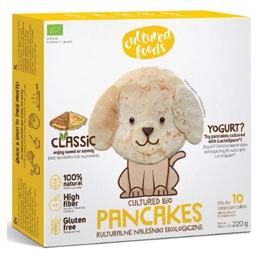 Mélange à Pancake Classique avec Probiotiques BIO 220g CULTURED FOODS