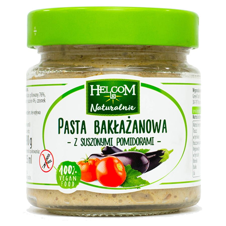 Pâte d'aubergines aux tomates séchées 190g HELCOM