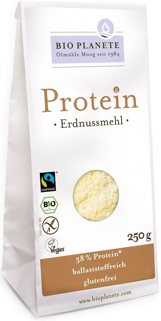 Farine d'arachide hyperprotéinée sans gluten ft BIO 250 g - BIO PLANETE