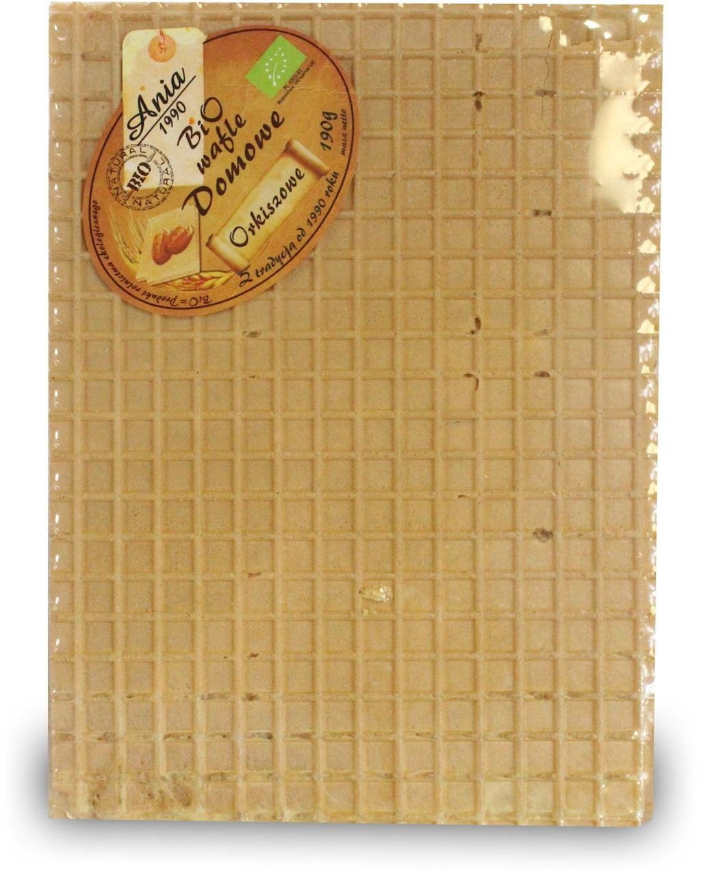 Gaufrettes à l'épeautre maison sans sucre ajouté BIO 190 g - BIO ANIA