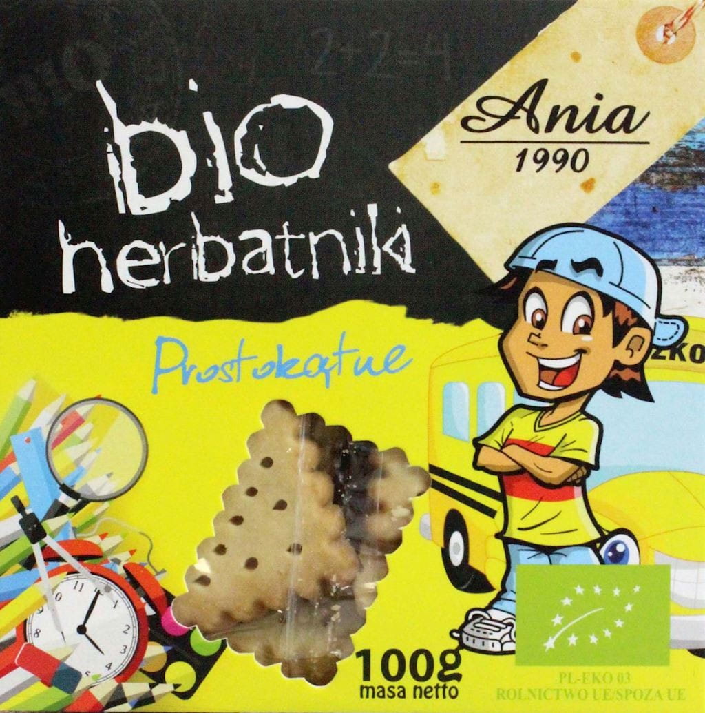 Biscuits rectangulaires BIO 100 g - BIO ANIA