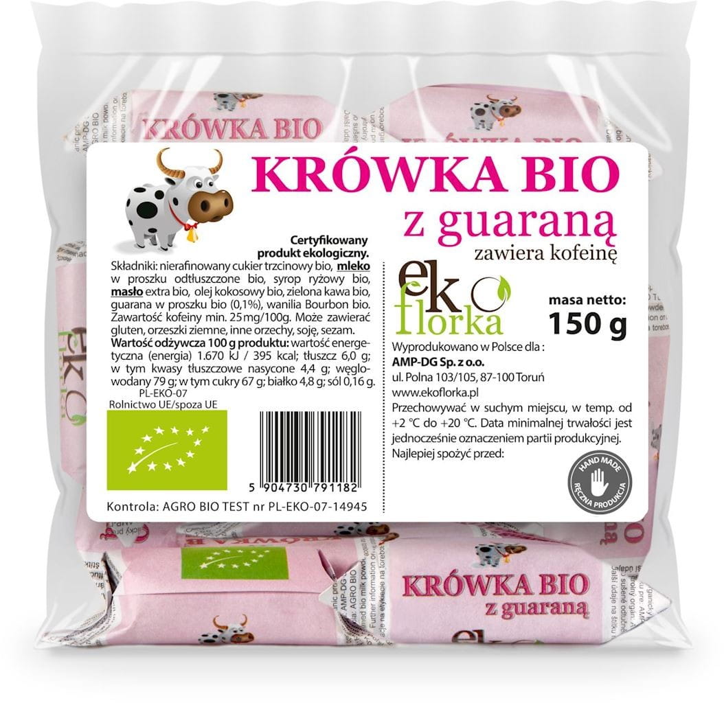 Fudges au guarana BIO 150 g - EKOFLORKA