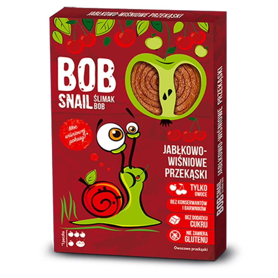 Snack pomme - cerise 60g BOB SNAIL