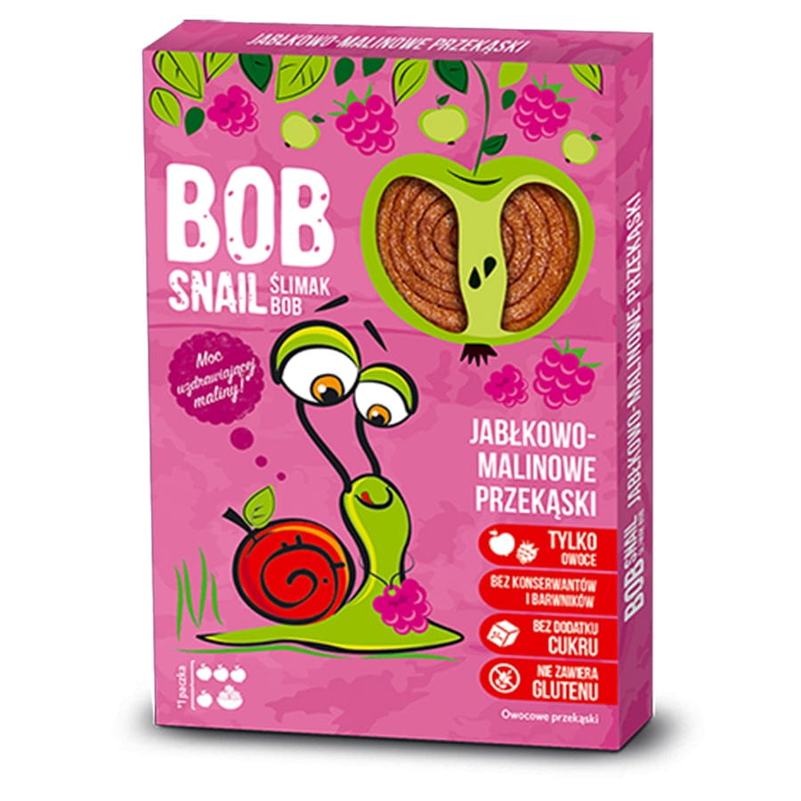 Snack pomme - framboise 60g BOB SNAIL