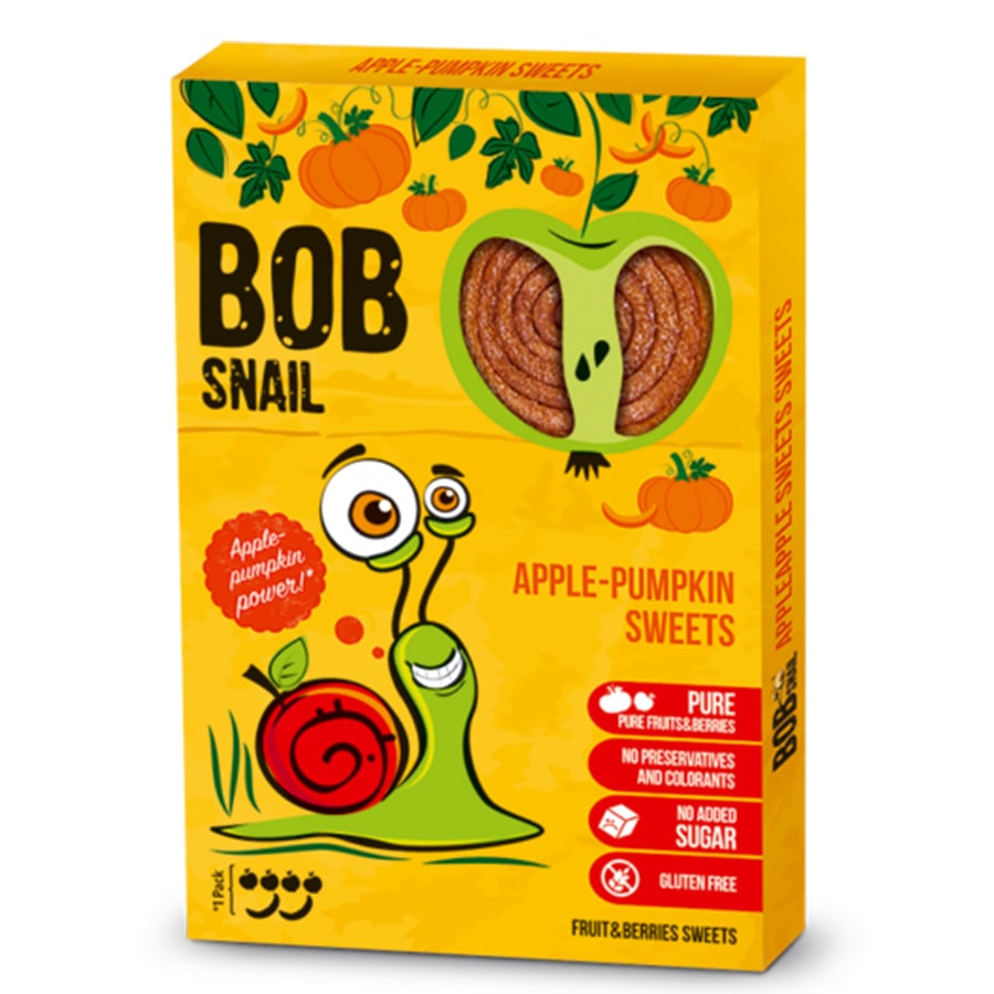 Snack pomme - potiron 60g BOB SNAIL