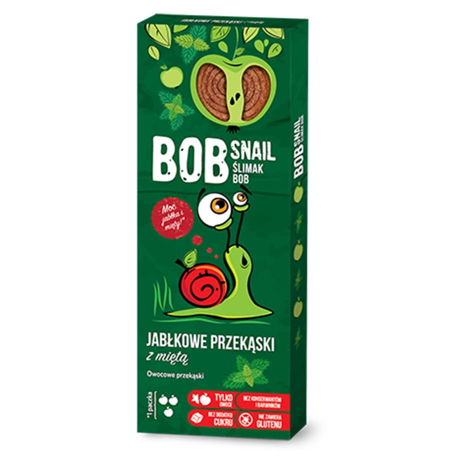Snack pomme et menthe 30g BOB SNAIL