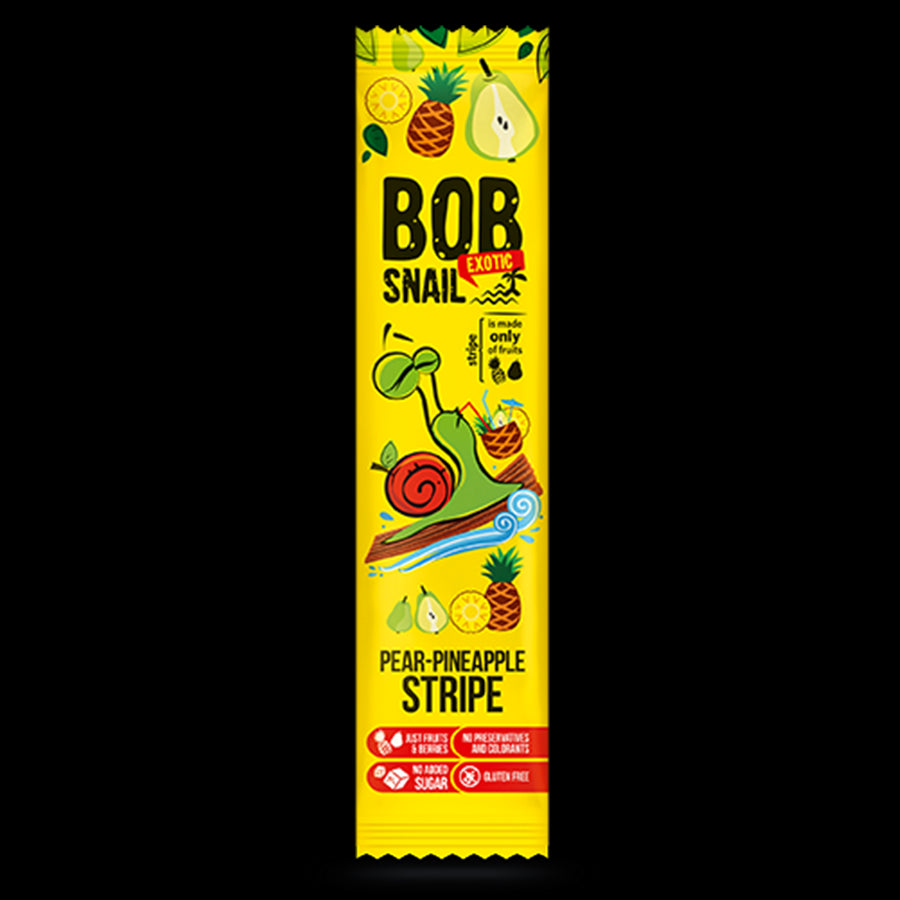Snack Stripe poire - ananas 14g BOB SNAIL