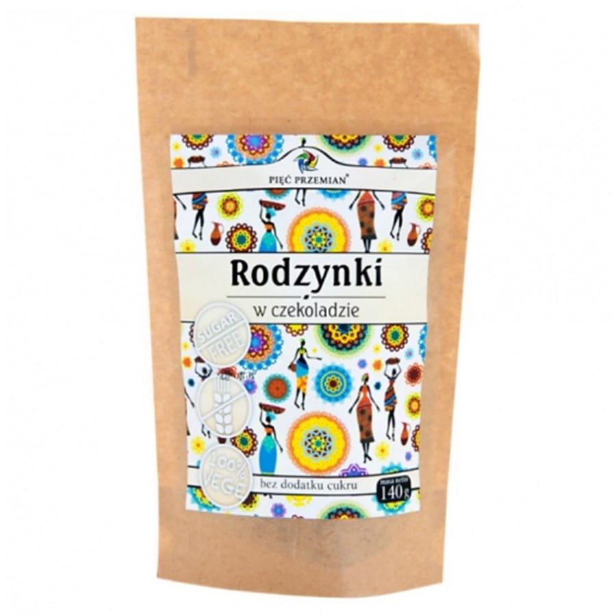 Raisins secs au chocolat 140g CINQ CHANGEMENTS