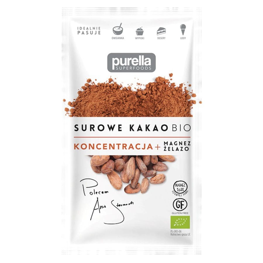 Cacao cru en poudre BIO 40g PURELLA SUPERFOODS
