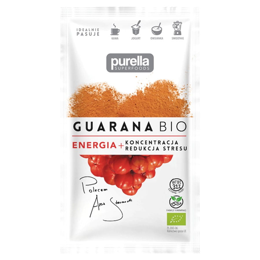 Guarana BIO 21g SUPERALIMENTS PURELLA