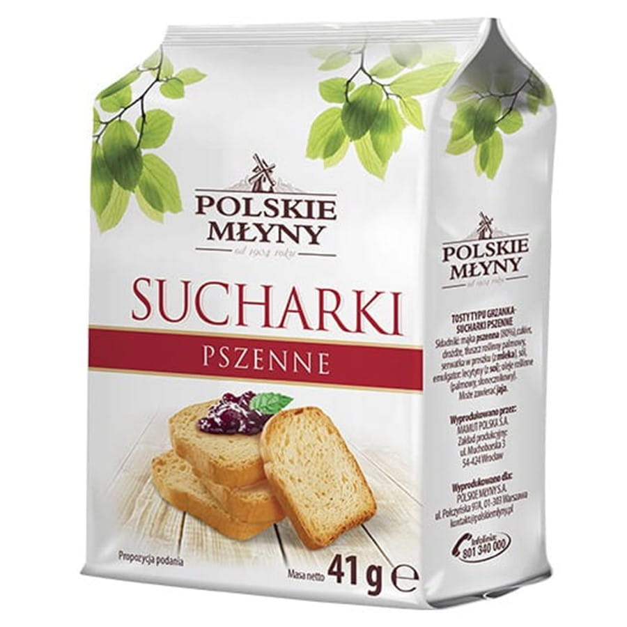 Biscottes de blé 41g POLSKIE MŁYNY