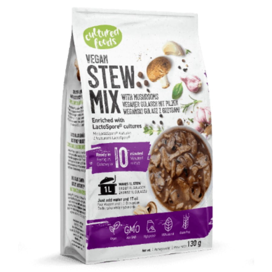 Ragoût végétalien de champignons 130g CULTURED FOODS