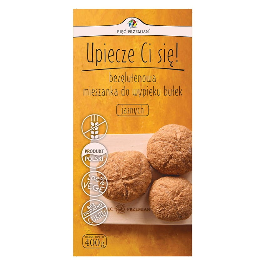 Mélange pour petits pains légers sans gluten 400g CINQ CHANGEMENTS