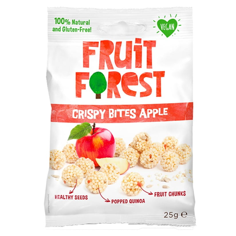 Chips aux pommes CRISPY bouchées 25g FRUIT FOREST