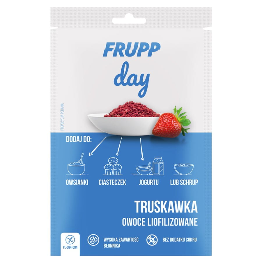 Fraise lyophilisée cube frupp day sans gluten 10g CELIKO