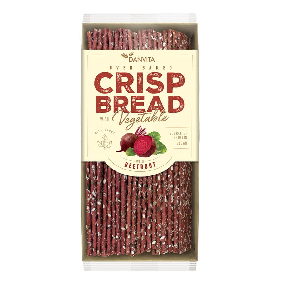 Pains plats aux légumes à la betterave 130g DANVITA