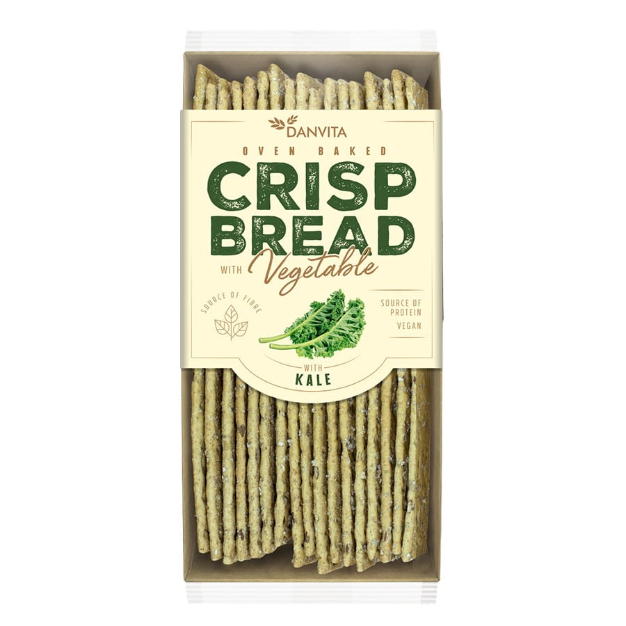 Pains plats aux légumes au kale 130g DANVITA