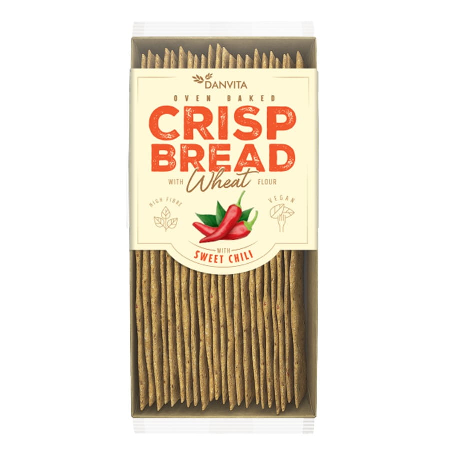 Pain de blé plat au piment doux 130g DANVITA