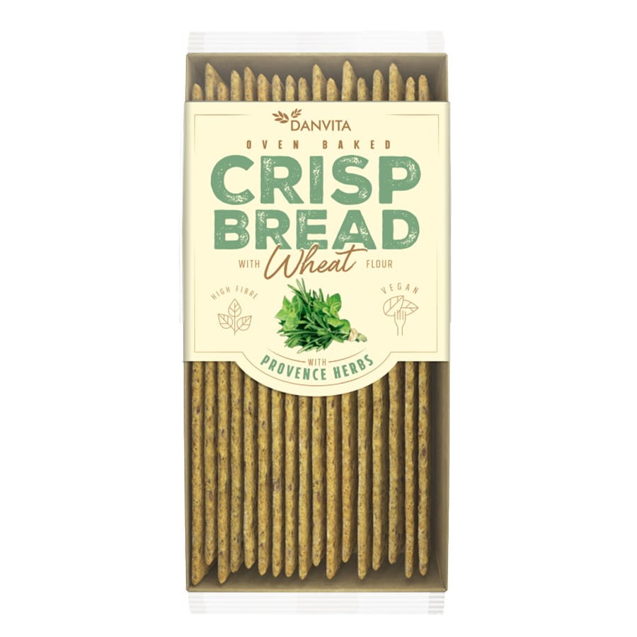 Pain plat de blé aux herbes de Provence 130g DANVITA