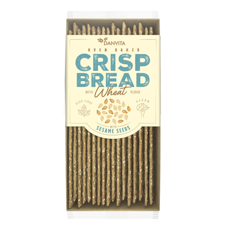 Pain de blé plat aux graines de sésame 130g DANVITA