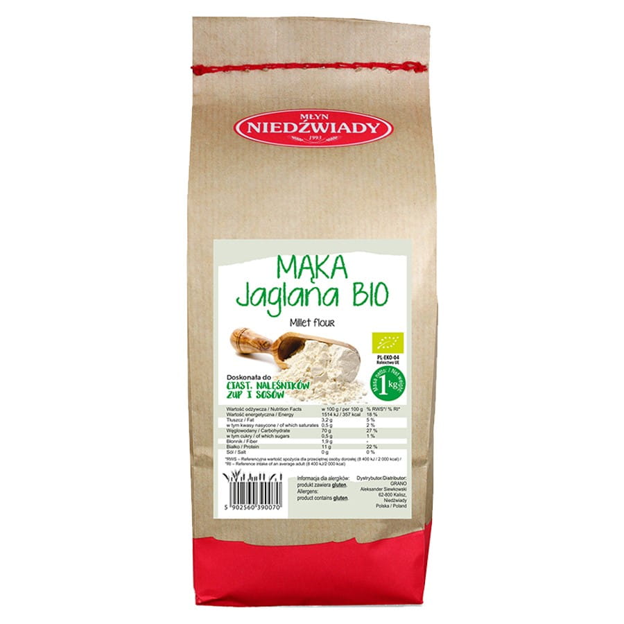 Farine de millet BIO 1kg BEAR MILL